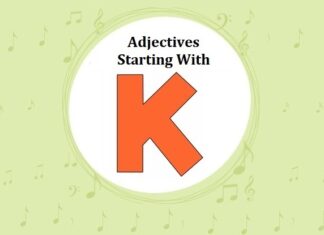 Adjectives Starting with K