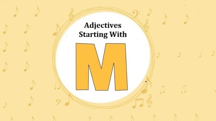 Adjectives Starting with M