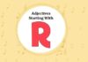 Adjectives Starting with R