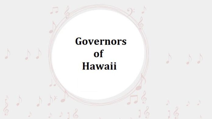 Governors of Hawaii
