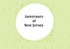 Governors of New Jersey