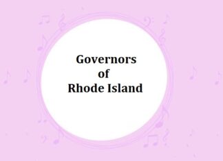 Governors of Rhode Island