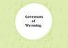 Governors of Wyoming