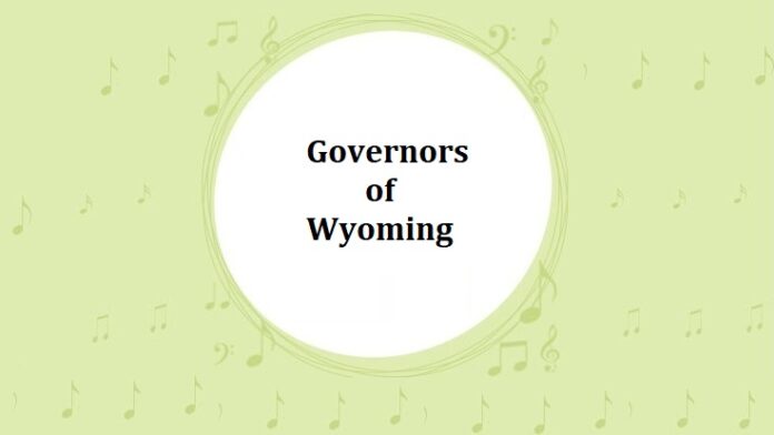 Governors of Wyoming