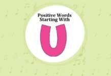 Positive Words That Start With U