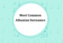 Albanian Last Names & Surnames with Meanings Most Common Albanian Last Names & Surnames