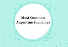 Argentine Last Names & Surnames with Meanings Most Common Argentine Last Names & Surnames
