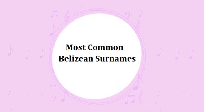 Belizean Last Names & Surnames with Meanings Most Common Belizean Last Names & Surnames