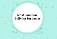 1000+ Most Common Bolivian Last Names & Surnames with Meanings Most Common Bolivian Last Names & Surnames
