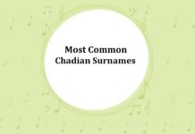 100+ Most Common Chadian Last Names & Surnames with Meanings Most Common Chadian Last Names & Surnames