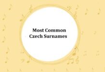 Most Common Czech Surnames