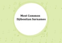 Most Common Djiboutian Surnames