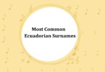 1000+ Most Common Ecuadorian Last Names & Surnames Most Common Ecuadorian Surnames
