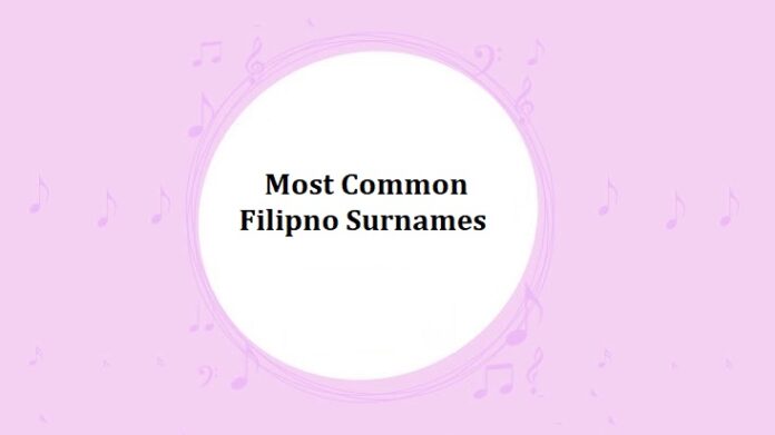 Most Common Filipno Surnames