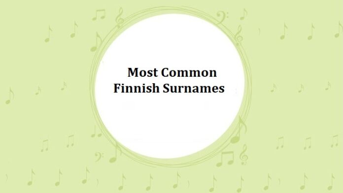Most Common Finnish Surnames