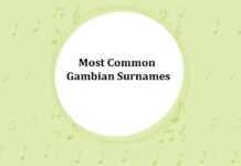 100+ Most Common Gambian Last Names & Surnames Most Common Gambian Surnames