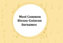 Most Common Guinean-Surnames Last Names & Surnames