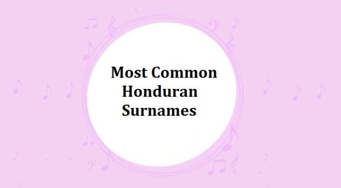 1000+ Most Common Honduran Last Names & Surnames Most Common Honduran Surnames