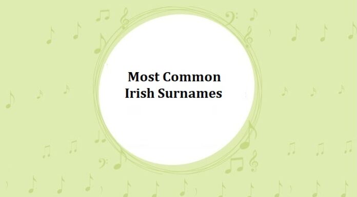 1000+ Most Common Irish Last Names & Surnames Most Common Irish Surnames