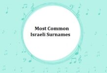 1000+ Most Common Israeli Last Names & Surnames Most Common Israeli Surnames