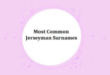 Most Common Jerseyman Surnames