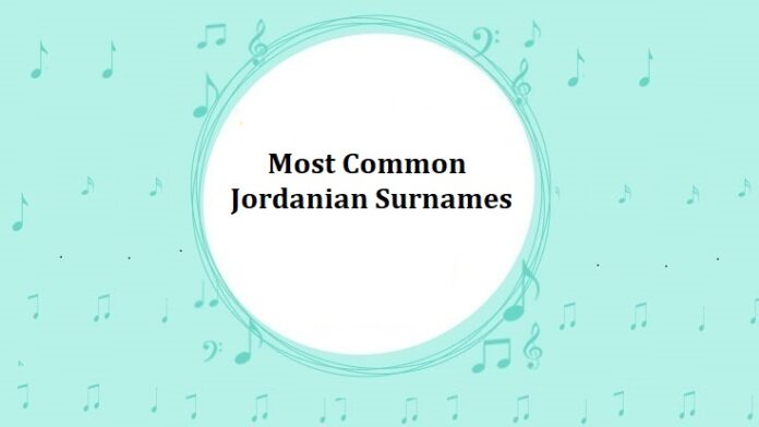 Most Common Jordanian Surnames