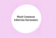 Most Common Liberian Surnames