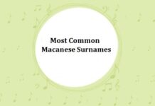 Most Common Macanese Surnames