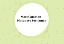 50+ Most Common Macanese Last Names & Surnames Most Common Macanese Surnames