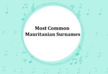 Most Common Mauritanian Surnames