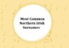 Most Common Northern Irish Surnames