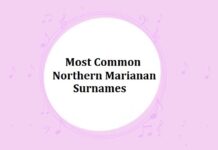 Most Common Northern Marianan Surnames