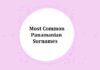 Most Common Panamanian Surnames