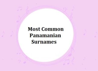 Most Common Panamanian Surnames
