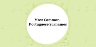Most Common Portuguese Surnames