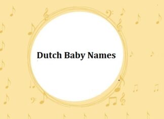 Dutch Baby Names with Meanings
