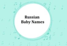 Russian Baby Names With Meanings