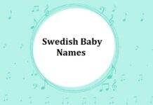 Swedish Baby Names With Meanings