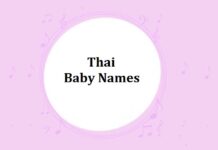 200 Top Thai Baby Names with Meanings Thai Baby Names With Meanings