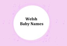 Welsh Baby Names With Meanings