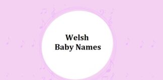 Welsh Baby Names With Meanings