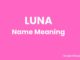 Luna Name Meaning, Origin, Popularity and Nicknames Luna Name Meaning