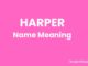 Harper Name Meaning, Origin, Popularity and Nicknames Harper Name Meaning