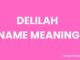 Delilah Name Meaning, Origin, Popularity and Nicknames Delilah Name Meaning