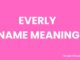 Everly Name Meaning, Origin, Popularity and Nicknames Everly Name Meaning
