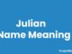 Julian Name Meaning, Origin, Popularity and Nicknames Julian Name Meaning