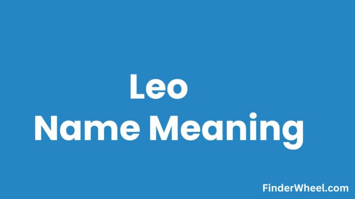 Leo Name Meaning