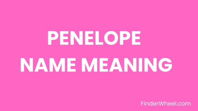 Penelope Name Meaning, Origin, Popularity and Nicknames