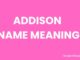Addison Name Meaning, Origin, Popularity and Nicknames Addison Name Meaning