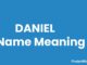 Daniel Name Meaning, Origin, Popularity and Nicknames Daniel Name Meaning